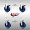 Service Caster 5 Inch 316SS Solid Polyurethane 1/2 Inch Threaded Stem Caster Lock Brake SCC, 2PK SS316TSTTL20S514-SPUS-121315-2-S2 - alternate 2